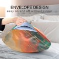 thumbnail image 4 of Yayeee Pillowcase Standard Size Set of 2 Satin Wrinkle Resistant Pillow Case, Astronaut in Rain, 4 of 7