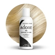 Adore Semi-Permanent Haircolor, 10 Crystal Clear 4 floz, Adult