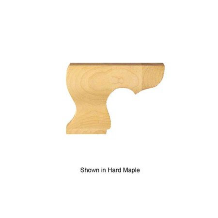 brown wood hampton left bun foot unfinished cherry 01703110ch1