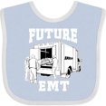 thumbnail image 3 of Inktastic Future EMT Ambulance Boys or Girls Baby Bib, 3 of 4