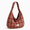 Red, variant on Plaid Purse for Women, Retro Canvas Plaid Bag, Crescent Shoulder Bag, Hobo Crossbody Handbag, Brown,1Pc