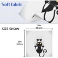thumbnail image 7 of GZHJMY Soft Reusable Satin Table Decorative Napkins,20x20InX6 PCSCat Paw Print,Family Dinner Wedding Banquet, Cocktail Party, Kitchen,Birthday Party, 7 of 7