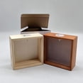 thumbnail image 2 of Wooden LED Light Up Shadow Box Frame 3D Transparent Display Case DIY Photo Decor, 2 of 9