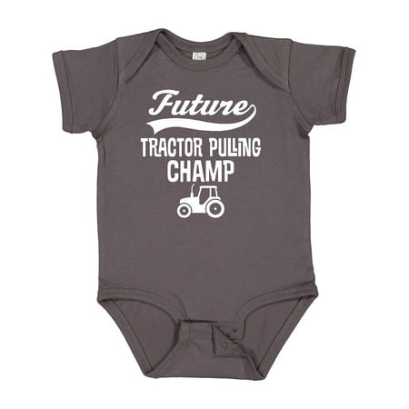 

Inktastic Future Tractor Pulling Champ Gift Baby Boy or Baby Girl Bodysuit