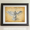thumbnail image 3 of Icarus/Human Flight Flying Machine - 11x14 Unframed Patent Print - Great Gift for Pilots, 3 of 5