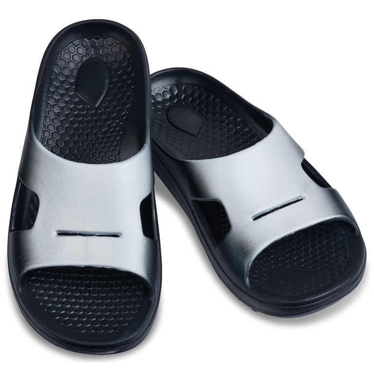 Spenco Recovery Slide Sandal Mens 9 Silver Fusion Slip On Comfort Womens 10 Spenco Recovery Slide Sandal Mens 9 Silver Fusion Slip On  main image 3