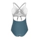thumbnail image 5 of TaTaai Vintage Strappy Back Swimwear, Women's Stripe Tankini Bikini Set, Adjustable Design with Removable Padding for Pool Party Gift, 5 of 8