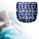 thumbnail image 3 of Pañal de Tela para Adultos Zulema Incontinencia Elástico Lavable Azul, 3 of 8