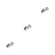 thumbnail image 2 of Speravity Gancho para llaves Mini perchas Montado en la pared Usable Colgando Heavy Duty Ganchos Bolsa Bolso Cocina Hogar Níquel blanco Type1 NO1, 2 of 6