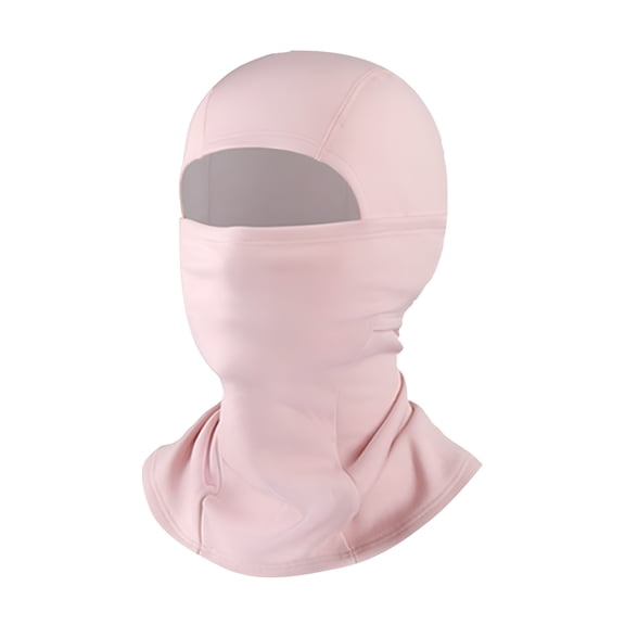 TELOLY Kids Ski Mask Winter Breathable Face Mask for Boys Girls Windproof Neck Warmer for Skiing, Running, Cycling Pink