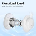 thumbnail image 6 of Tronsmart ANC Wireless Headphones with Built-in Microphone, 60H Playtime Earbuds, Clear Call with Dual Audio, Comfort Fit Over-Ear Headphones Travel Home Office, 6 of 15