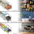 thumbnail image 5 of Sorbus Small Fridge Drawers - Clear Stackable Pull-Out Organizer Bins for Refrigerator & Freezer, 6-Pack, 5 of 7