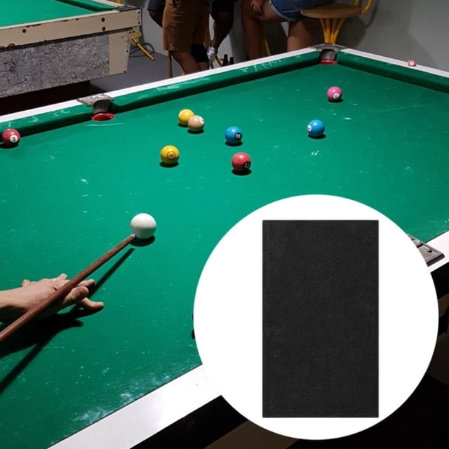Tela de mesa de billar billar, entrenamiento de mantel de piscina para bar , tela de billar de billar de billar de billar fácil de usar, fácil Tamaño negro S