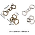 thumbnail image 3 of 50 piezas de dijes de aleación de estilo tibetano con tono de tono para esposas de policía para hacer joyas de bronce y plata., 3 of 8