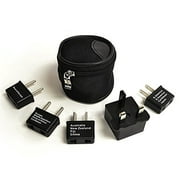 Ceptics International Worldwide Travel Plug Adapter 5 Piece Set, Great for Cell Phones, Battery Chargers, Laptops to Work in Most Countries