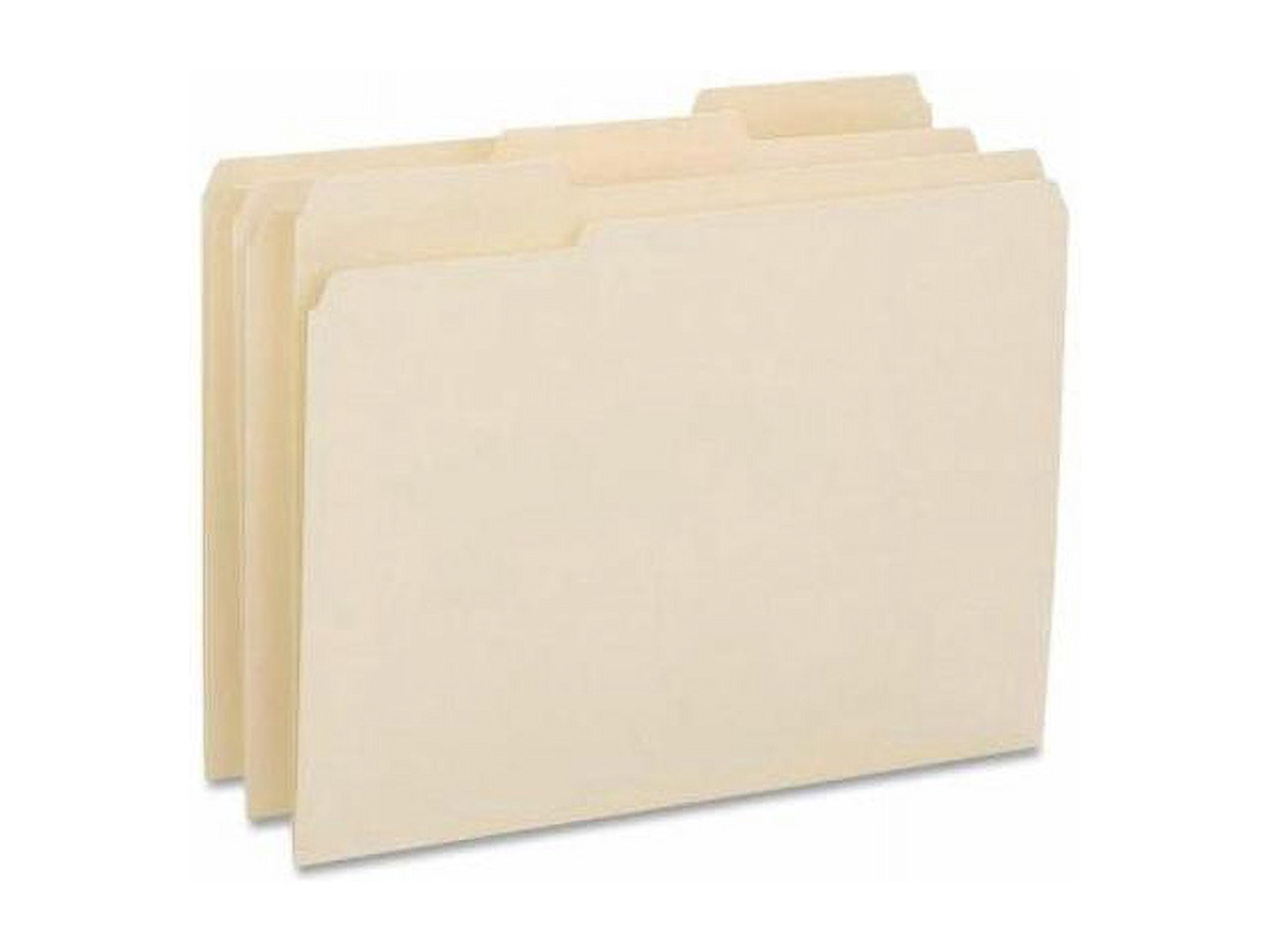 Business Source, BSN16515, 1/3-cut 1-ply Tab File Folders, 50 / Box, Manila