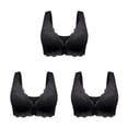thumbnail image 4 of Sujetador cómodo Qarigey 5D Push Up Seamless No Trace Beauty Negro, 4 of 6