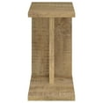 thumbnail image 3 of Clower Engineered Wood C-Shaped Sofa Side Table Mango, 3 of 8
