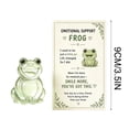 thumbnail image 3 of Clearance! Pocket Hug Acrylic Keepsake, Cute Transparent Emotional Support Ornament With Encouragement Card, Thinking Of Mental Health Gift For Friends Family Birthday Gift Box Filler, Frog, 3 of 5