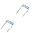 thumbnail image 1 of bedienty Smart Phone Back Clip Portable Adjustable Detachable Anti-lost Anti-corrosive Replacing Travelling Outing Chain Blue Silver 2Set, 1 of 6