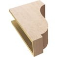 thumbnail image 6 of 6"W x 12"D x 18"H Classic Van Buren Rough Cedar Woodgrain TimberThane Corbel, Primed Tan, 6 of 6
