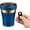 Blue with Lighter, variant on Multi-spot Placed Car Ashtray Removable Detachable Alloy with Lid Blue Led Clamped&Glued Beside Door Air Outlet Behind Seat Black