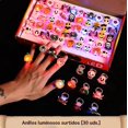 thumbnail image 2 of Juego de 30 anillos luminosos LED para Halloween Adecuados para niños y adultos, perfectos para pedir dulces en Halloween, fiestas nocturnas y eventos de disfraces para crear un ambiente espeluznante., 2 of 6