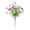A006- Purple, variant on Artificial White Flowers Faux Flower Bouquet with Eucalyptus Leaves, Uv Resistant Fake Floral Stems for Home Decor Wedding Arrangements Bridal Shower Centerpieces, Single Pack
