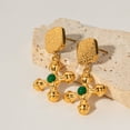 thumbnail image 5 of Gold-Plated Stainless Steel Cross Shape Earrings, 5 of 5