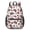Fireman and Helmet White Pattern-1, variant on Fireman and Helicopter Black Pattern 17" Waterproof Oxford School Backpacks for Teens, S-Shape Padded Straps, for School, Travel, Hiking, Camping