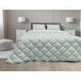 thumbnail image 1 of Neutral Color Down Alternative Comforter, Striped Round Formations Contemporary Art Circular Items, Microfiber Quilt for All Season, 5 Sizes, Grey Yellow and Dark Grey, by Ambesonne, 1 of 3