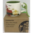thumbnail image 2 of Starbucks Coffee You Are Here Italy Ceramic Mug Ornament New with Box, 2 of 5