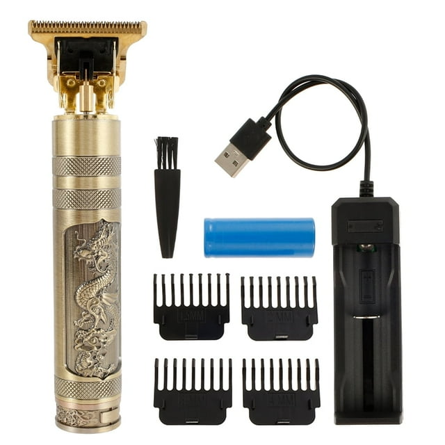 EASTIN Tondeuses à Cheveux Professionnels Hommes Rétro Sans Fil USB Rasoir à Barbe Capable T pour Hommes Machine de Coupe de Cheveux