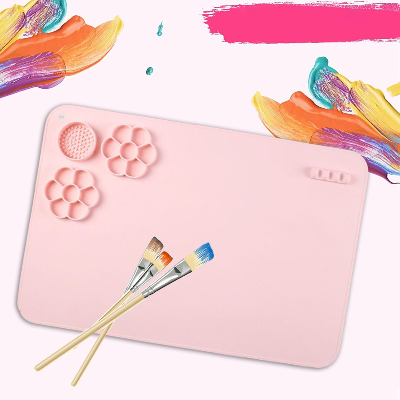 FVDPWYE Silicone Craft Mat for Resin Casting Crafting Pad Table Protector Silicone Sheet Pink