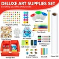 thumbnail image 3 of Finenolo All-in-One Art Easel Kids Easels for Kids, Height Adjustable Wooden Art Easel with Paper Roll  for Toddlers 2-4 Years and Magnetic Double Sided Art Easel for Kids Ages 4-8, 3 of 8