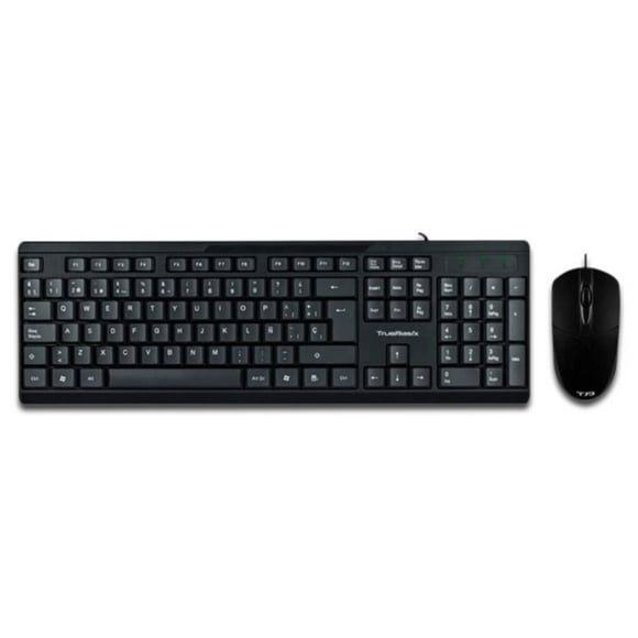 Teclado y Mouse óptico Acteck Combo TB-924849 USB Color negro