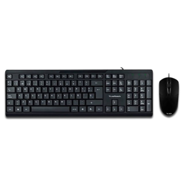 Teclado y Mouse óptico Acteck Combo TB-924849 USB Color negro