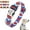 Blue, variant on Didog Soft Nylon Personalized Dog Collar with Custom ID Name Tag Adjustable S M L
