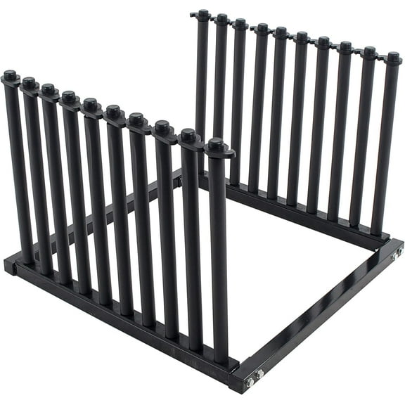 ChaoLink 9-Slot Windshield Storage Rack, Heavy Duty Steel Frame with Safety Rubber Pads for Auto Glass