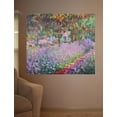 thumbnail image 2 of Monet "The Artist's Garden at Giverny" (1900) Glossy Poster, 2 of 2