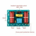 thumbnail image 4 of Divisor de Frecuencia 2 Piezas Sunnimix Cruce de altavoces, 4 of 8