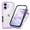 Purple, variant on Dteck Case Built-in Screen Protector for iPhone 17,Slim Fit Full-Body Shock Absorption Sturdy TPU+PC Case Heavy Duty Shock Resistant Hard Cover for iPhone 17,Purple