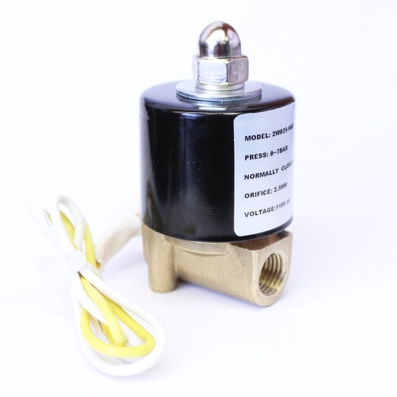 2 Way 2 Position Direct Acting Water Oil Gas Electric Solenoid Valve 1/4" NPT DC24 (PACK OF TEN) MettleAir