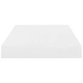 thumbnail image 3 of vidaXL Tablette Murale Flottante Blanc Haute Brillance 40x23x3,8 cm MDF, 3 of 4
