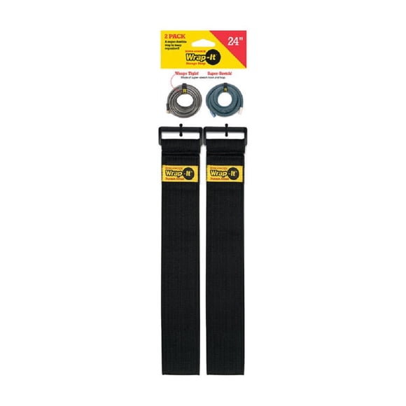 Cargo Straps Wrap-It Storage, 24 pulgadas, elástico, paquete de 2