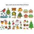 thumbnail image 2 of 6 Sheets Christmas Iron on Stickers Xmas Santa Claus Iron on Appliques Snowman Deer Vinyl Heat Transfer Stickers, 2 of 9