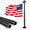 10 Guage - 20FT Black, variant on Heavy Duty Flag Pole For Outside House 11 Gauge 25 Ft 120 Mph