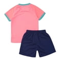 thumbnail image 4 of Kvysinly Kids Boys Sport Tracksuit Football Uniform Quick Dry Active T-shirts with Shorts Training Pink 4XS, 4 of 8