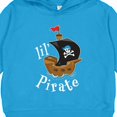 thumbnail image 3 of Inktastic Lil' Pirate Pirate Ship, Blue Bandana Toddler Hoodie, 3 of 4