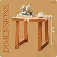 thumbnail image 2 of ZYPPP Charlie Table - Sturdy, Versatile, Sleek and Modern Accent Piece Perfect for Small Spaces & Living Room (Honey Ginger, End Table), 2 of 7